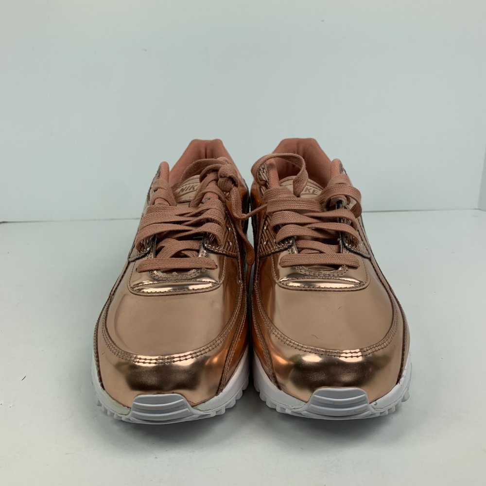 Nike Air Max 90 SP CQ6639-600 Liquid Metallic Rose Gold Bullet White QS OG Retro - Picture 2 of 11